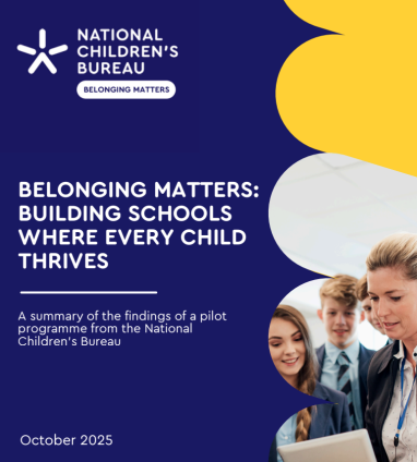 Front cover of the Belonging Matters final report