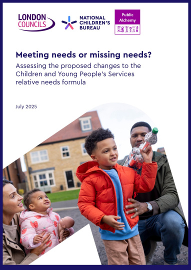 Cover page of the report "Meeting needs or missing needs"