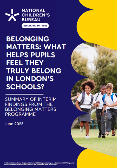 Front cover of Belonging Matters interim findings report