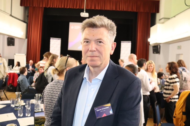 Steve Crocker posing for the camera at the NCB Summit event